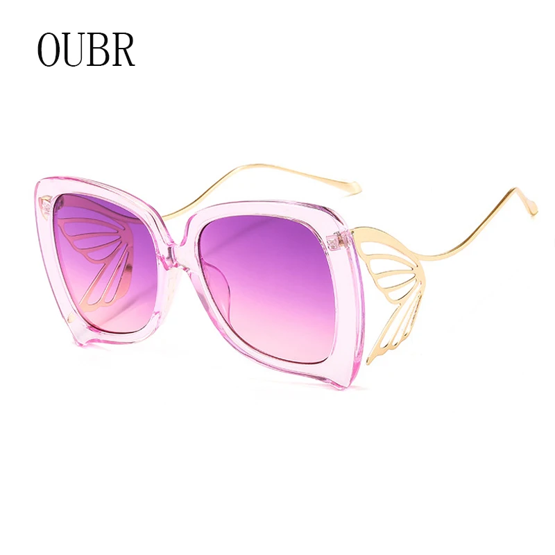 OUBR Trend Брендовые женские оригинальные солнцезащитные очки Женские солнечные с