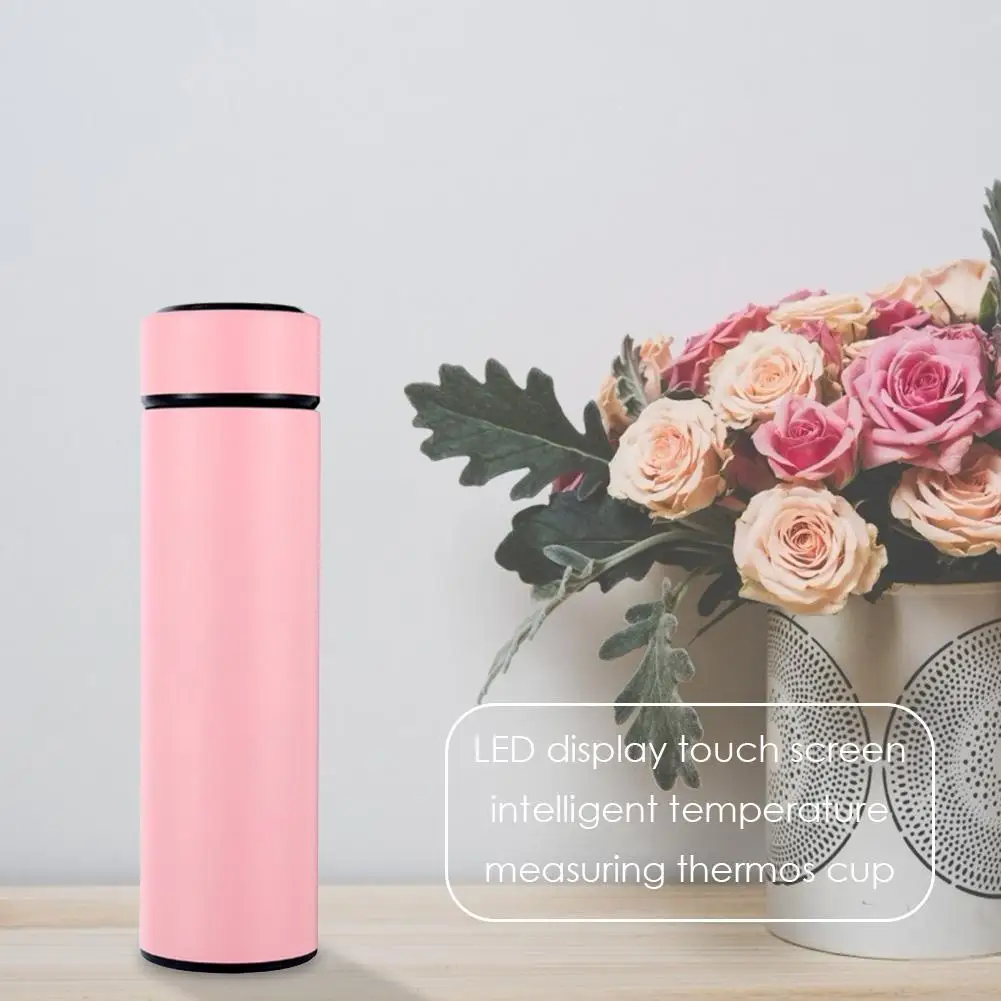 300ML Stainless Steel Mug W/ LCD Touch Screen Temperature Display Keep Heat&ampCold Vacuum Bottle Gift Fashion Smart Thermal | Дом и сад