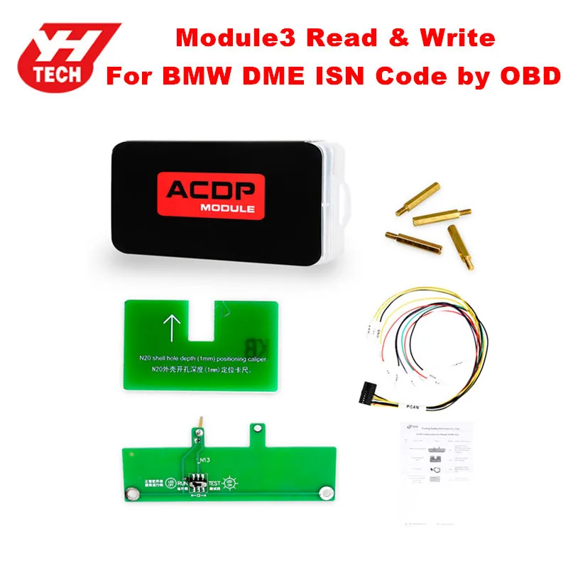 Yanhua Mini ACDP Module3 чтение и запись для BMW DME код с авторизацией OBD адаптерами|Кабели