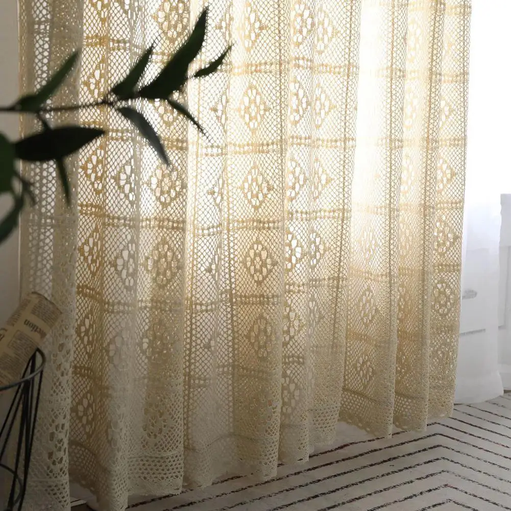 Хоббилан Ретро пропускающий полый занавес отделка крючком крюк цветок Северная