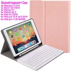 Чехол для iPad 10,2 9,7 5th 6th 7th Generation, Bluetooth-чехол с клавиатурой для iPad Air 1 2 3 Pro 10,5 11 2020 Mini 1 2 3 4 5, чехол