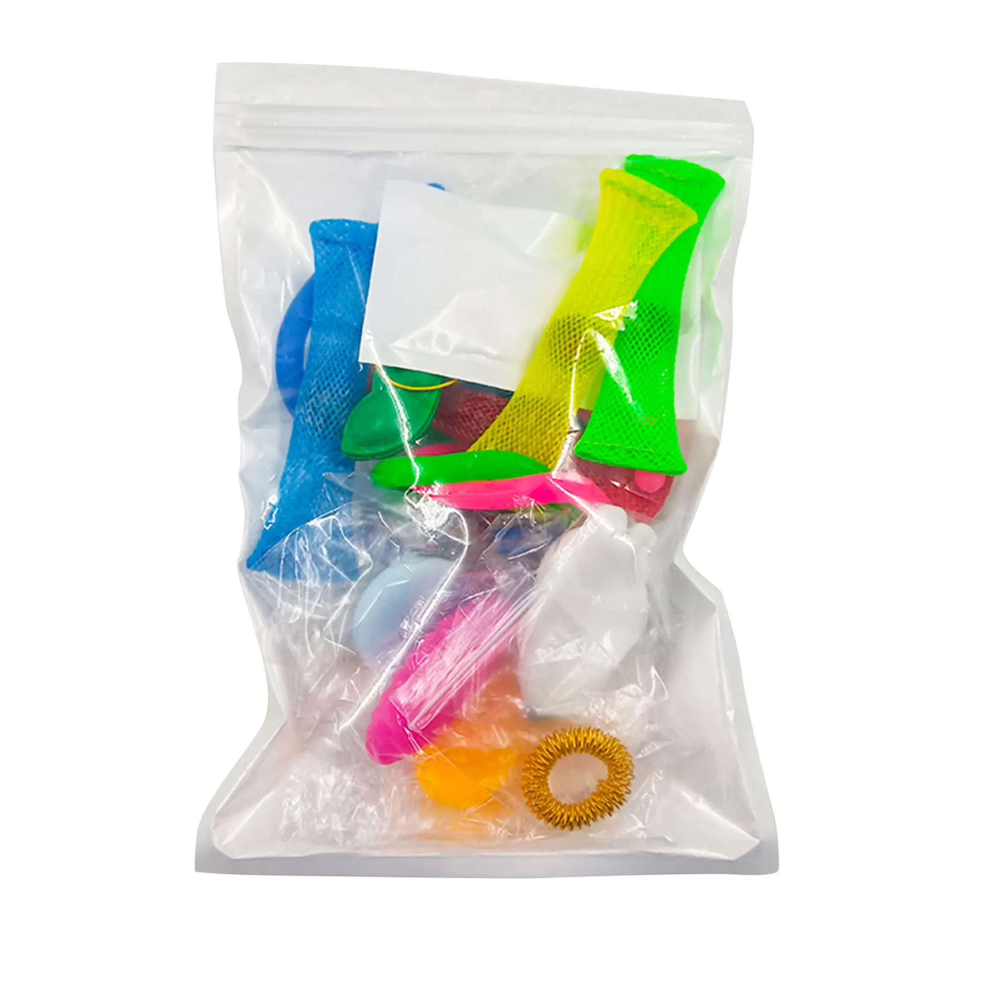 

Toy Set Sensory Stress Relief Toy for Kids Adults,with DNA Stress Balls,Stretchy String,Squeeze Bean,Marble Mesh,Wacky Tracks