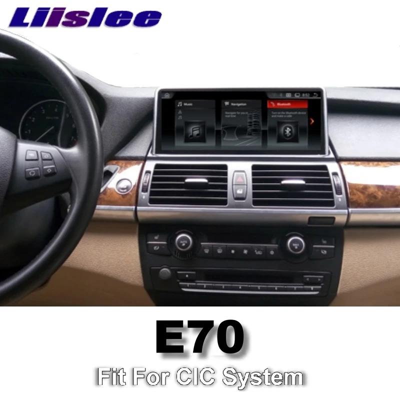 LiisLee Автомобильный мультимедийный GPS аудио Hi Fi Радио стерео для BMW X5 E70 2011 ~ 2013