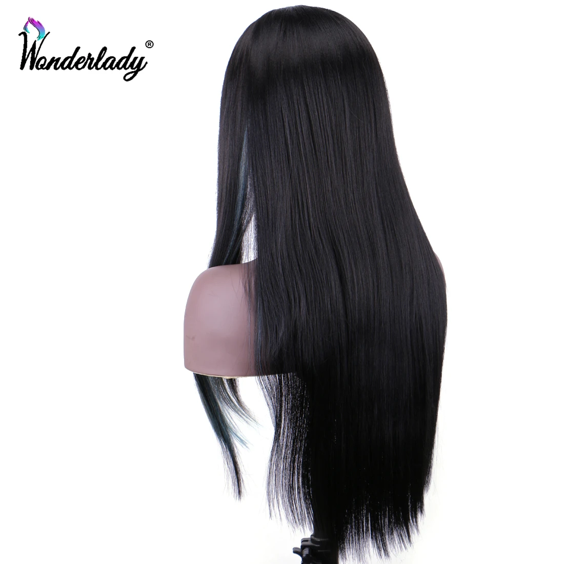 WonderLady синтетический парик с кружевом спереди Длинные прямые парики для черных
