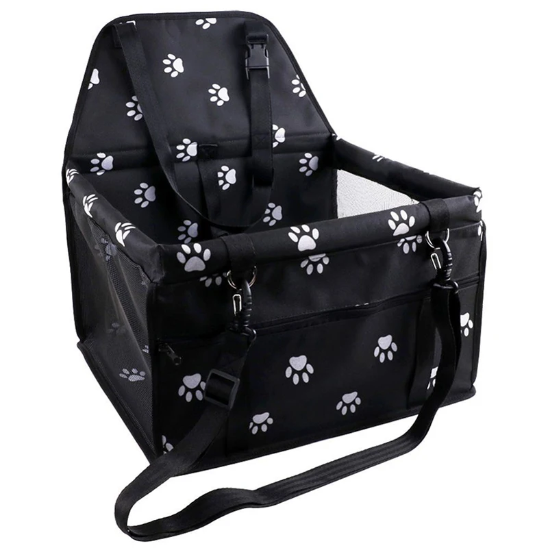 

Oxford Print Waterproof Dog Car Seat Vehicle Travel Dogs Carrier Collapsible Box Pet Carrying Transportin Perro Autostoel Hond