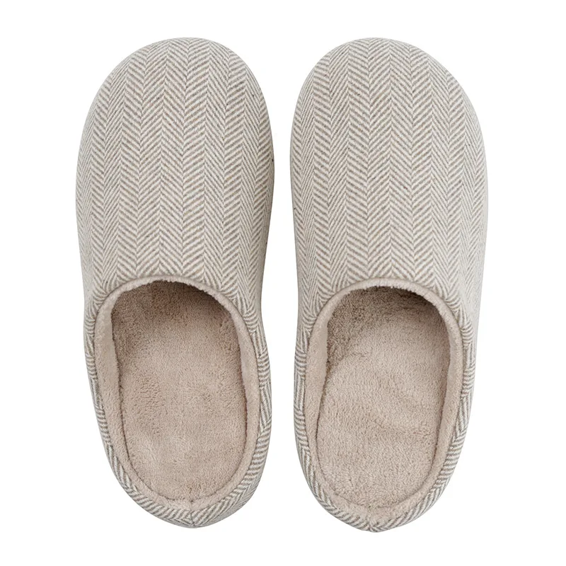 

Fashion Women Indoor Slippers Warm Plush Anti Slip Home Slides 2020 Winter Shoes Woman Men House Floor Cotton Slippers