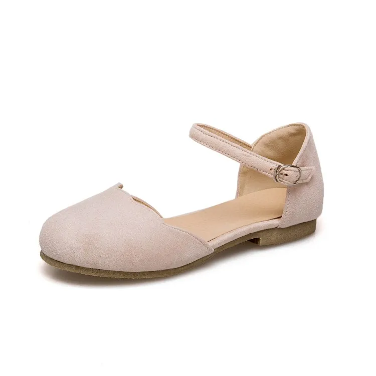 Большие размеры Летние сандалии на плоской подошве Женская обувь Женские с одной