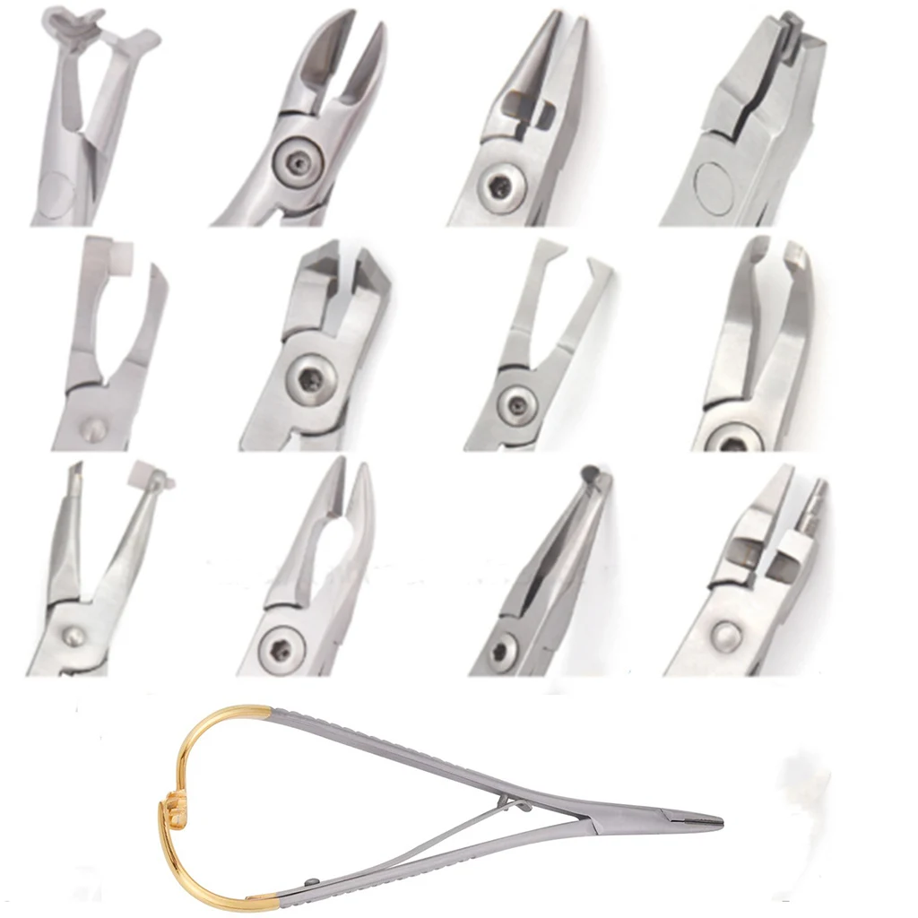 

Cesoon 1Pc Dental Forceps Orthodontic Forming Pliers Heavy Duty Hard Wire Cutter Plier Dentist Tools Dentistry Lab Instrument