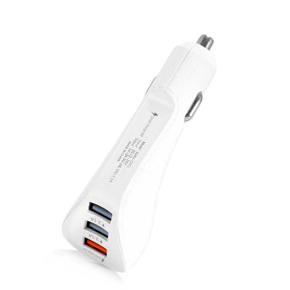 3-Порты и разъёмы Переходник USB для зарядки в машине QC 3 0 Быстрая зарядка iPhone