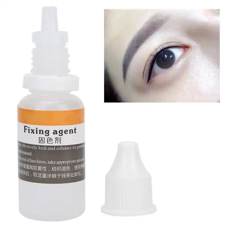 

15 мл микроблейдинг пигментный фиксирующий агент чернила цветной Блокировка бровей губ глаз товары для татуировок корректор ошибок средств...