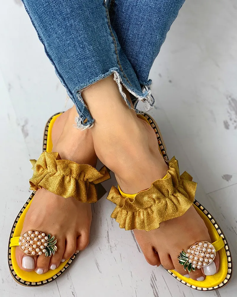 2019 2020 Fashion New Women Summer Non-slip Platform Shoes Wedges High Heel Woman Outdoor Beach Slippers Sandals Sapato Feminino | Обувь