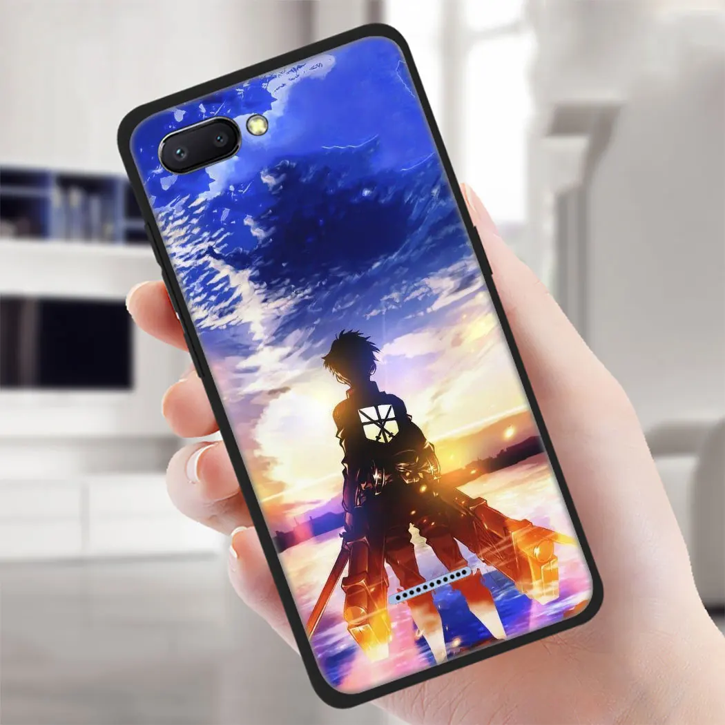 IYICAO аниме Атака Титанов Мягкий силиконовый чехол для Xiaomi Redmi Note 4X5 6 7 8 Pro 5A Prime Case |