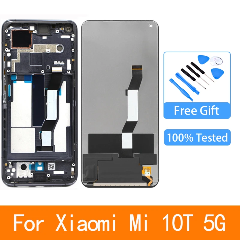 

6.67" Original For Xiaomi Mi 10T Pro LCD M2007J3 Touch Screen Display Digitizer Assambly For Xiaomi Mi 10T 5G LCD Redmi k30s LCD