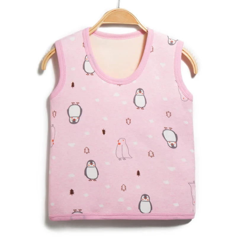 Детский жилет на весну осень и зиму милые жилеты с рисунками из мультфильмов