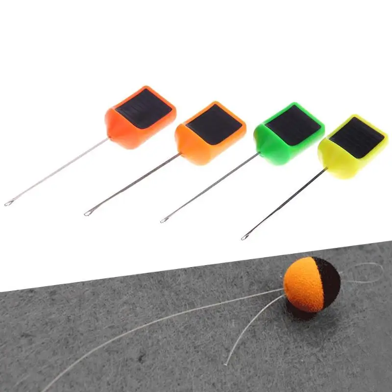 4pcs Pill-type Bait Threading Crochet Drill Carp Fishing Rigs Splicing Needles Making Tools Accessories Lure Tool | Спорт и