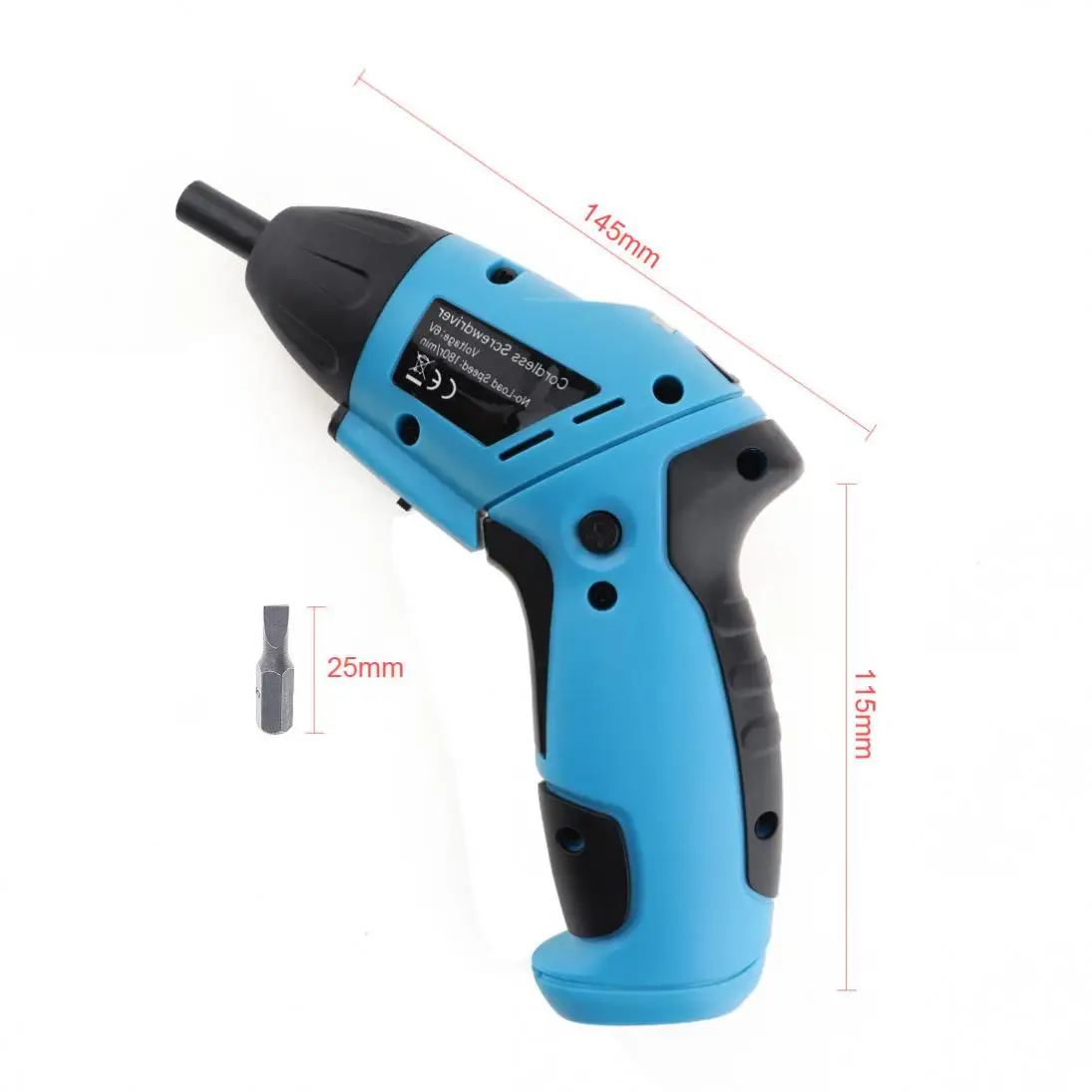 Шуруповерт аккумуляторный 6 в со светодиодной подсветкой и двунаправленным