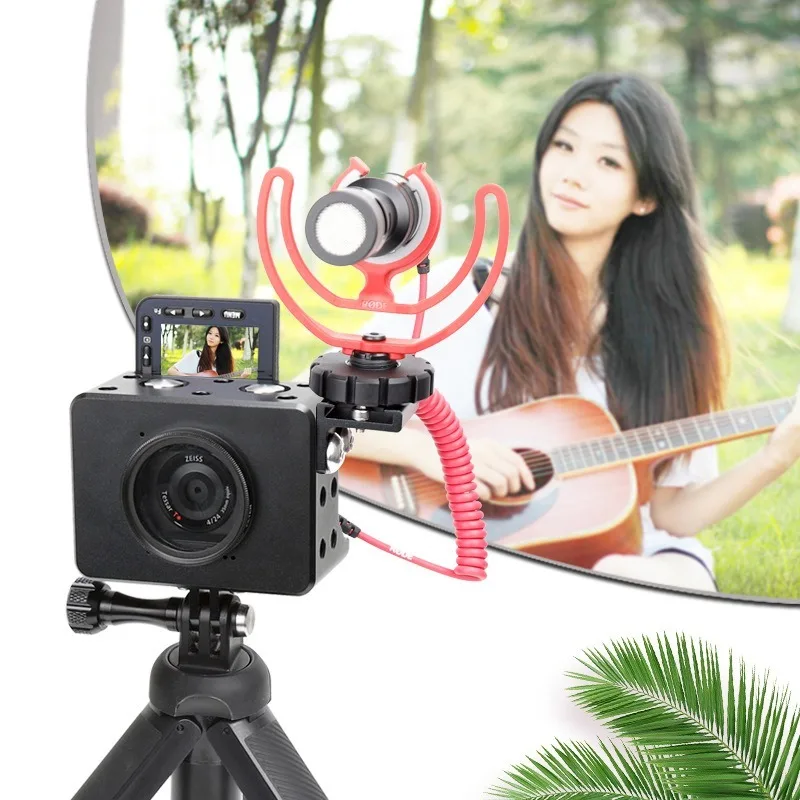 Camera Cage for Sony RX0 II Suitable Kit Aluminum Alloy Protective Shell Shadow UV Mirror Frame Accessories | Электроника