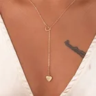 Ожерелье из медных звеньев в форме сердца