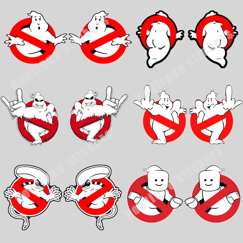 

Ghostbusters Sticker Sticker Creative PVC Vinyl Motorcycle Racing Helmet Sticker Car Sticker Painted Retro Peek Sticker