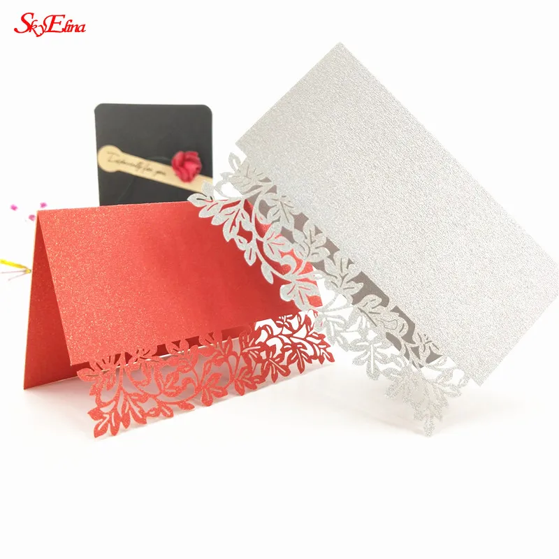 100 шт. кружевные таблички с именем для свадебной вечеринки шикарный стол