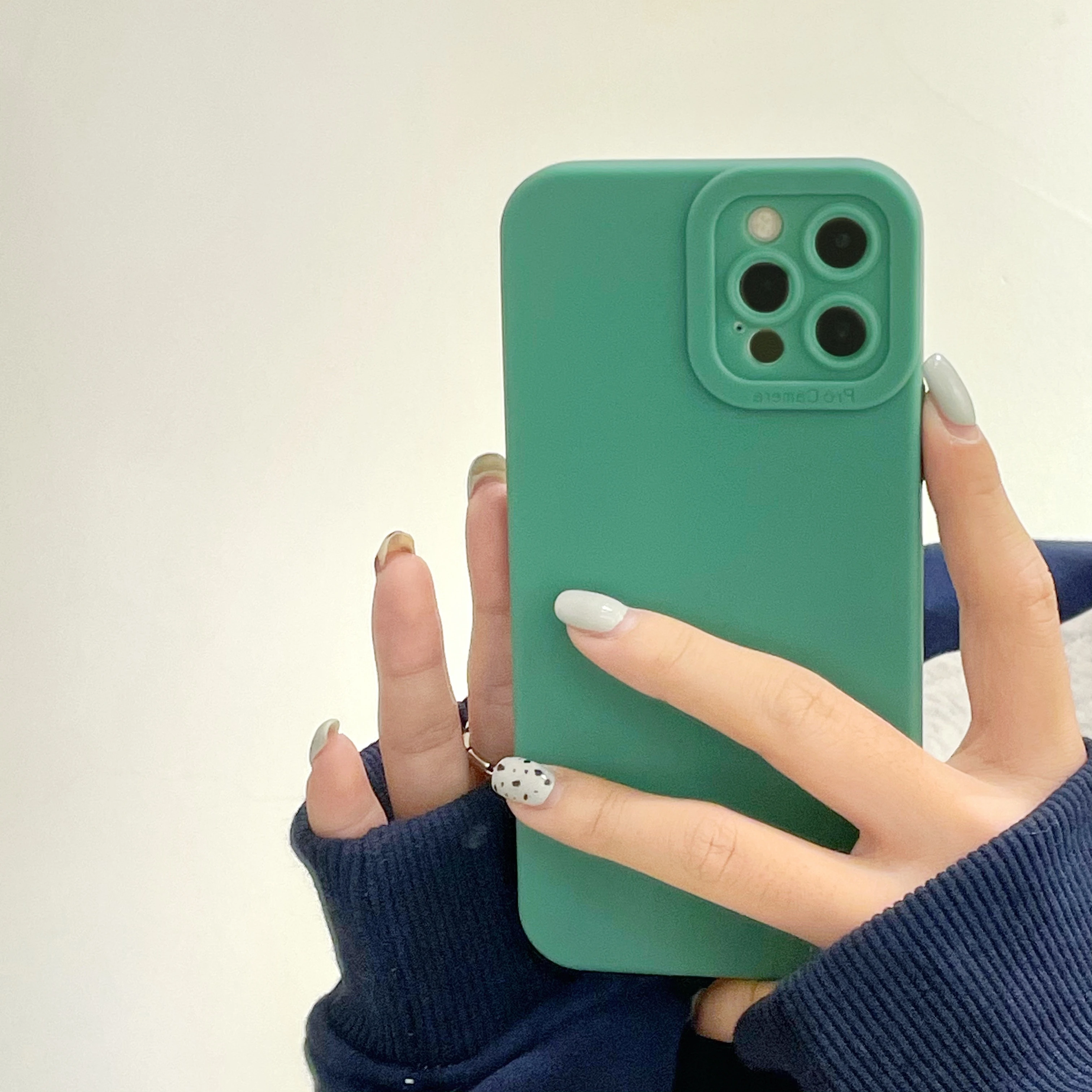 

New TPU Pure Color Phone Case For iPhone 11 12 13 Pro Max X XR XS 8 7 Plus 2020 Lens Protection Soft Back Cover
