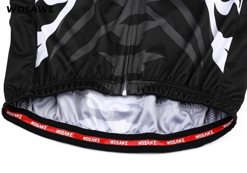 WOSAWE Refective жилет для велоспорта Одежда горного велосипеда дышащая быстросохнущая