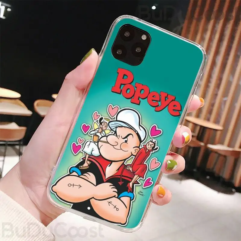 Popeye чехол для телефона iphone 5C 5 6 6s plus 7 8 SE X XR XS MAX 11 Pro Max|Бамперы| |