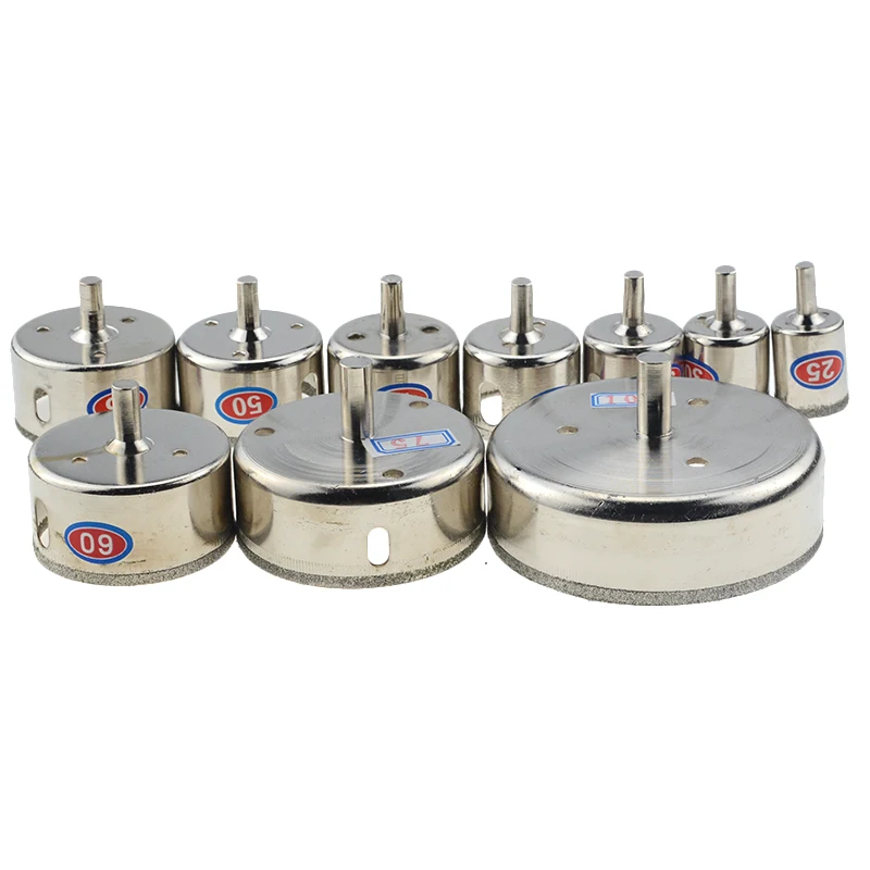 Набор алмазных сверл 25-100 мм для стекла мрамора плитки или Granite-M25 1 шт. |