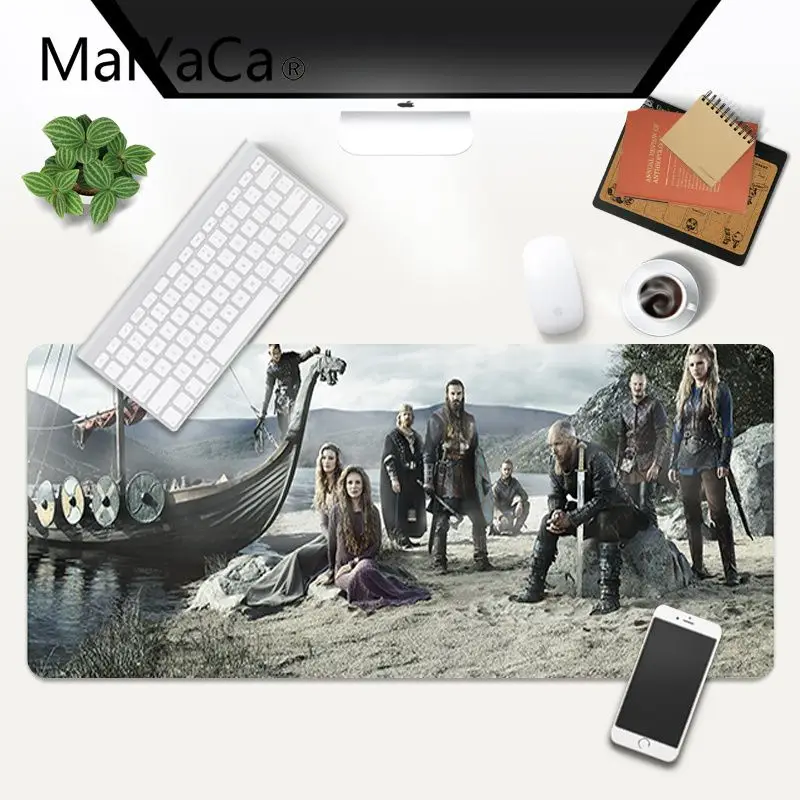 

MaiYaCa Personalized Cool Fashion Vikings Rubber Pad to Mouse Game Gaming Mouse Mat xl xxl 600x300mm for dota2 cs go