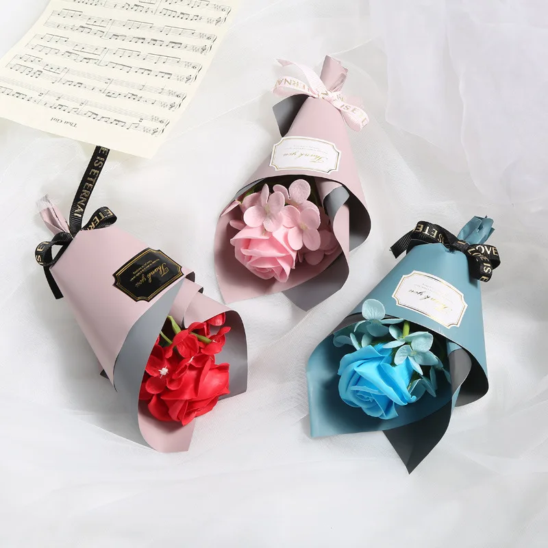 

Birthday Gift for Girlfriend Boyfriend Valentines Day Gift Flower Soap Wedding Gifts for Guests Bridesmaids Gift Party Favors B