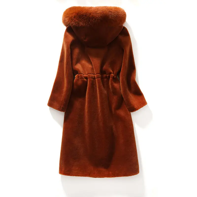 Женская зимняя одежда 2020 новые шорты Длинные Теплые черные лисы облегающее