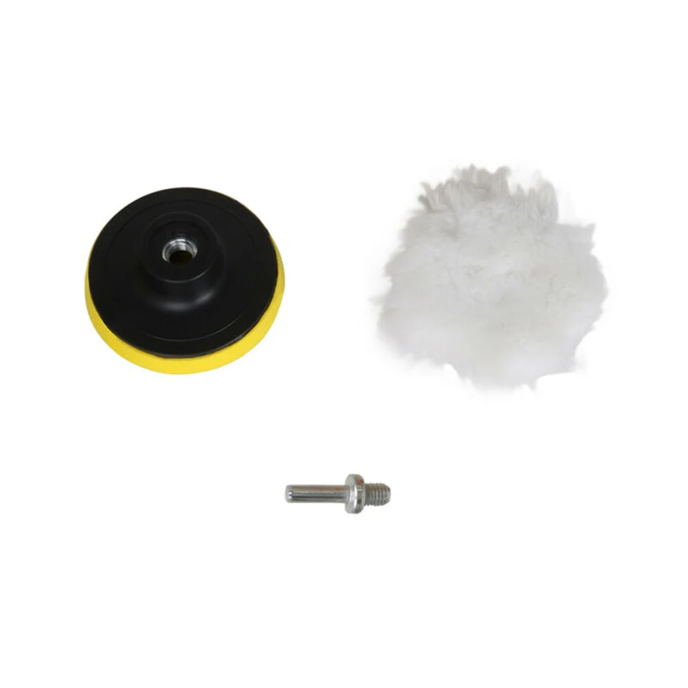 

7Pcs 3 Inch Sponge Polishing Pads Kits Wool Buffing Pad For Polisher Car Waxing M10 Drill Adapter Joint Suction Cup