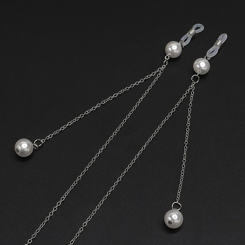 

Vintage Women Simulated Pearl Glasses Chain Eyewear Stars Sunglasses Reading Cord Holder Neck Strap Rope
