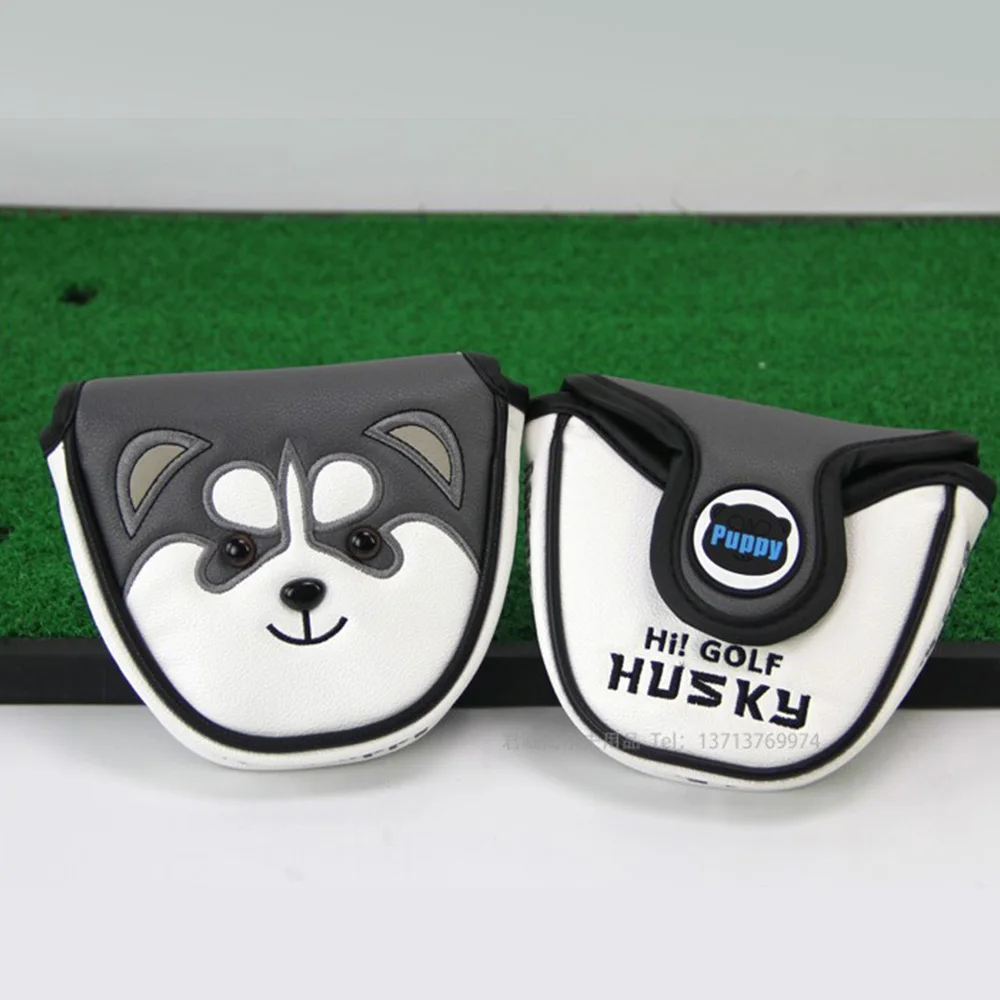 1 шт. Гольф клуб шлем прекрасный Хаски Гольф-Клюшки головных уборов мультфильм