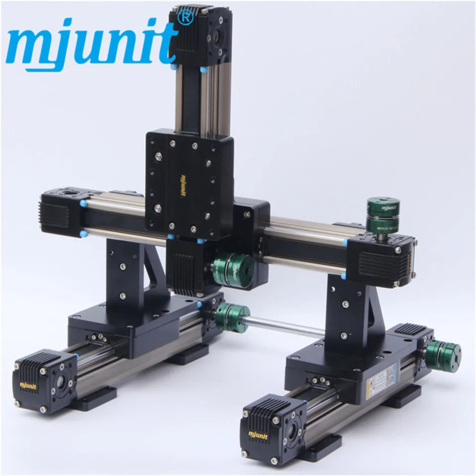 

mjunit xyz 3 axis rotary synchronous belt slide module guide rail electric linear mute and fast gantry manipulator for glue