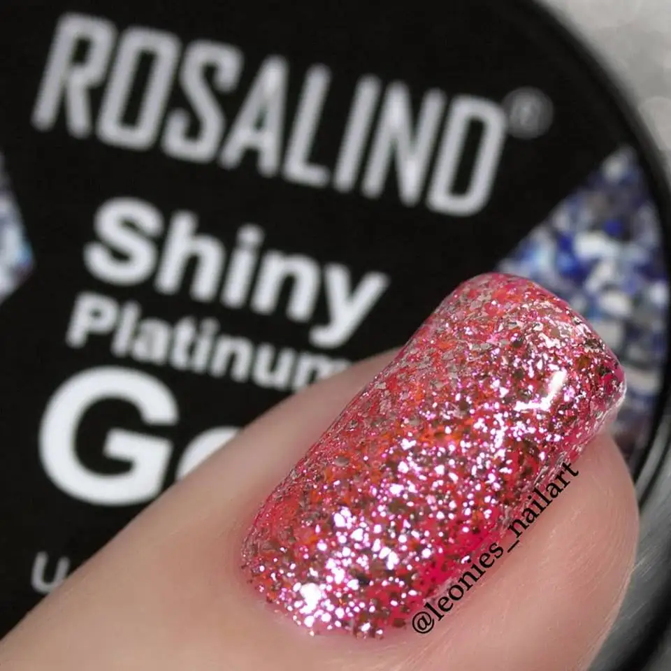 ROSALIND блестящий набор гель-лаков для ногтей для маникюра Platinum Nails Art Poly Gel Lak гибридные Лаки UV цвета верхнее Базовое покрытие праймер