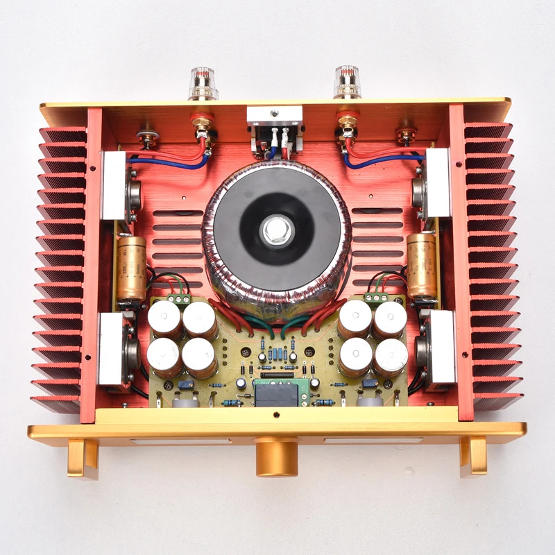 Усилитель мощности класса A золотистый обновленный чистый усилитель HIFI готовый