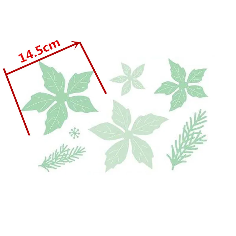 Изящные металлические Вырубные штампы с листьями вырубные для изготовления