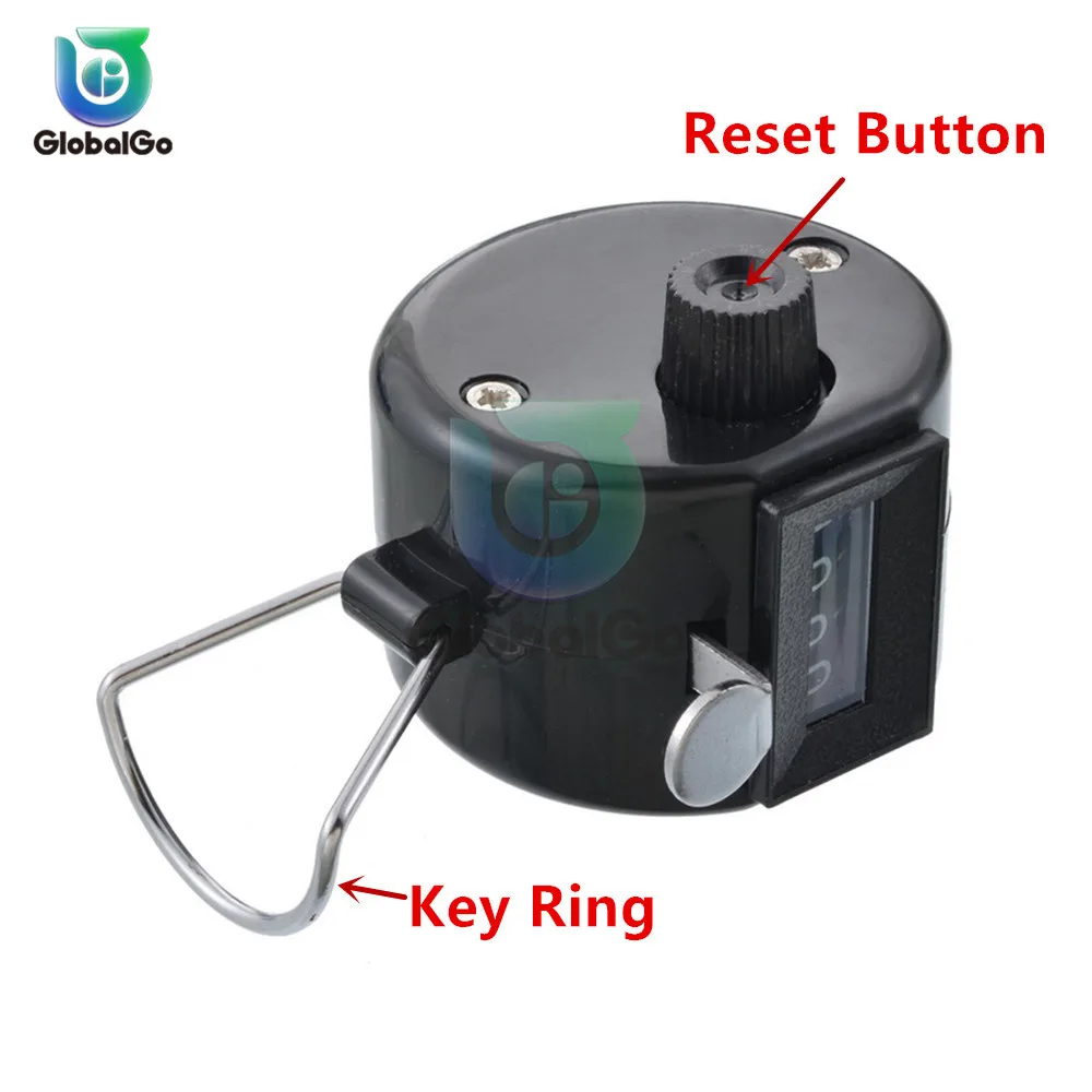 4 цифры номер счетчики Пластик оболочка ручной работы палец Дисплей подсчет