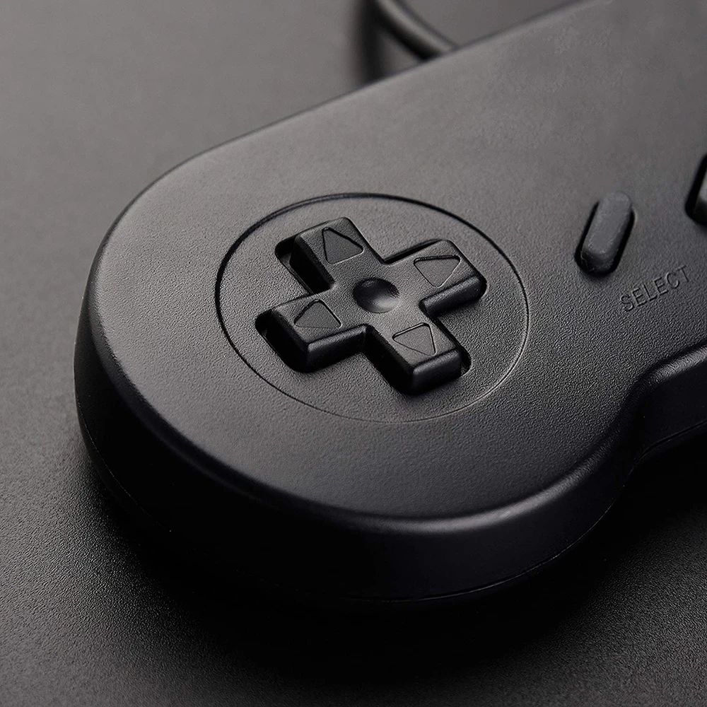 USB проводной геймпад игровой контроллер джойстик черный классический для ПК