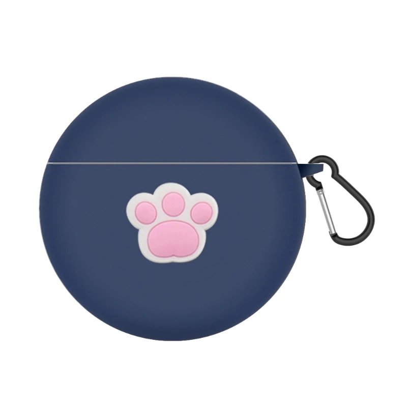 

2021 New Earphone Case For Hua-wei FreeBuds 4 Earphone Case Shockproof Silicone Cute cat paw Cover for freeBuds4