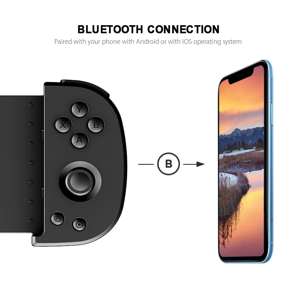 PXN-P30 беспроводной геймпад Bluetooth игровой контроллер Джойстик держатель телефона для Android iOS