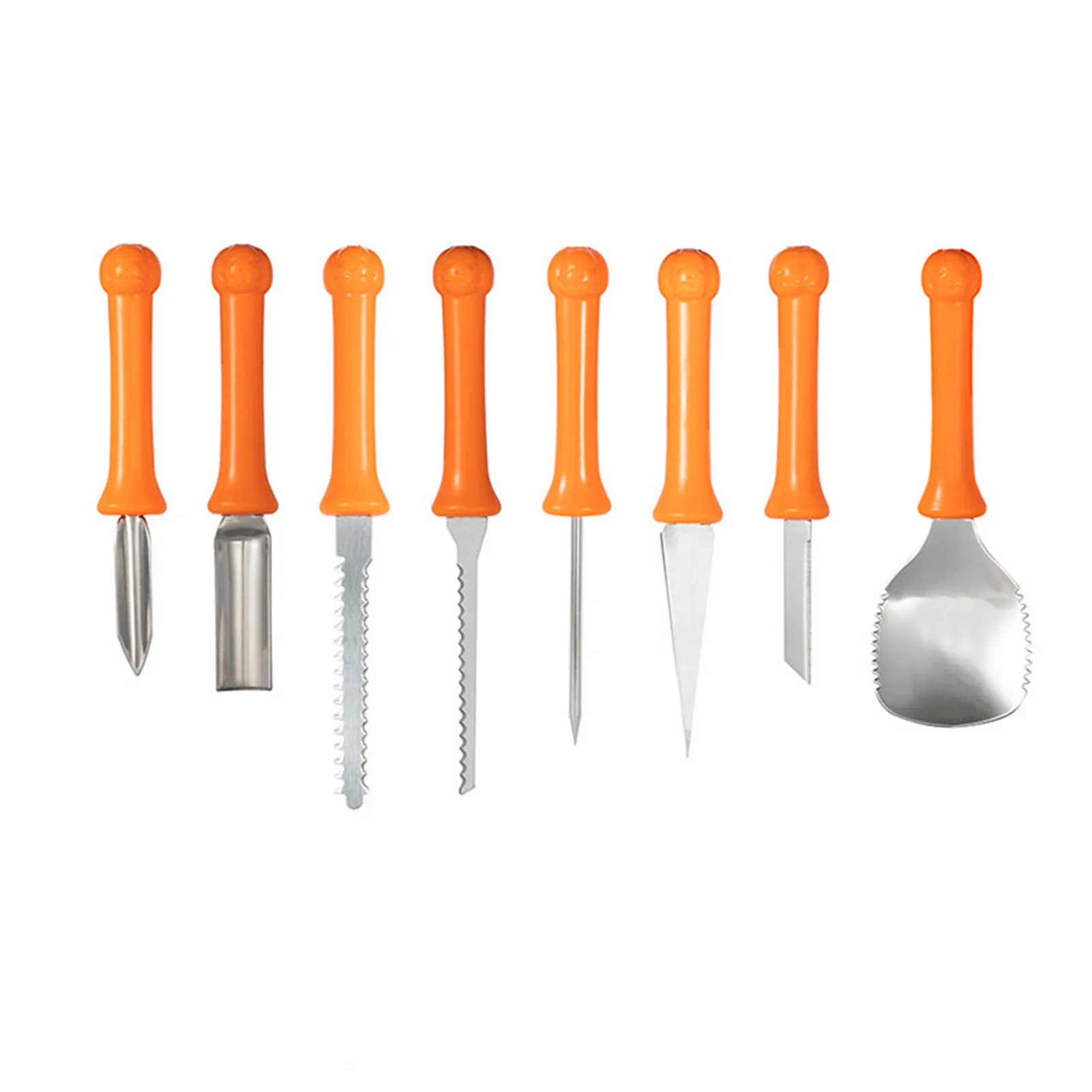 

Halloween Pumpkin Carving Tool Set with Carrying Case Stainless Steel Tools Suitable for Children and Adults PLDI889