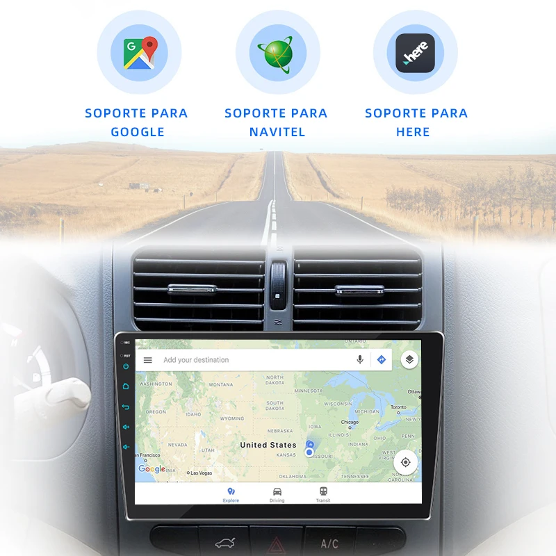 $59.80 Android 7 9 10 inch 2 DIN Car Radio GPS Multimedia Player Universal FM Stereo Bluetooth For Volkswagen Nissan Hyundai Kia Toyota