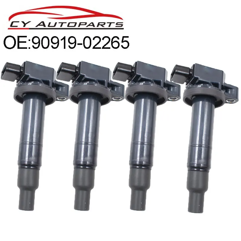 YAOPEI 4 шт. катушка зажигания 90919 02265 02240 для TOYOTA YARIS RACTIS PRIUS C / VIOS LIMO COROLLA|coil pack|coil ignitioncoil
