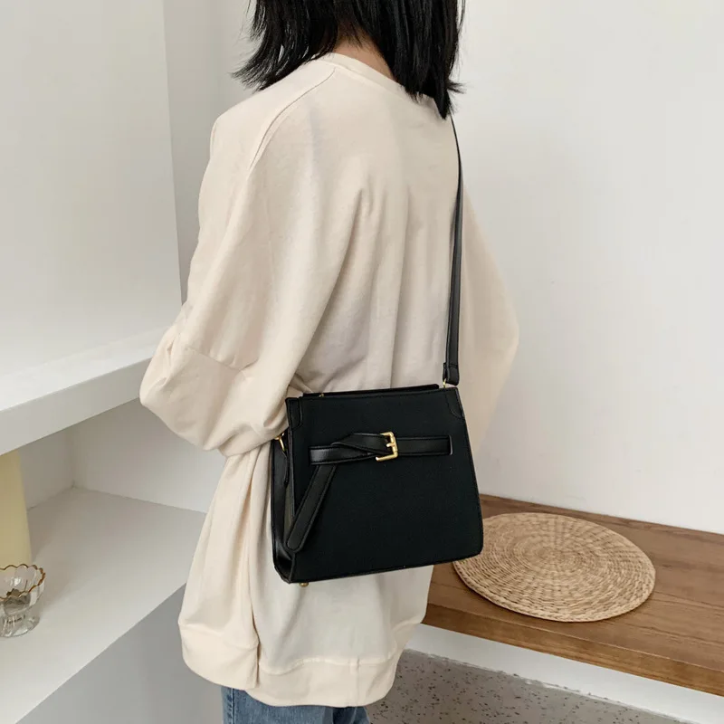 Матовая Сумка-конверт из искусственной кожи тоут на плечо школьные книжные сумки