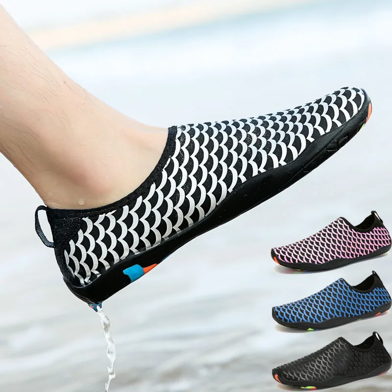 Аквабосоножки большого размера 38 46 летняя акваобувь для мужчин и женщин обувь