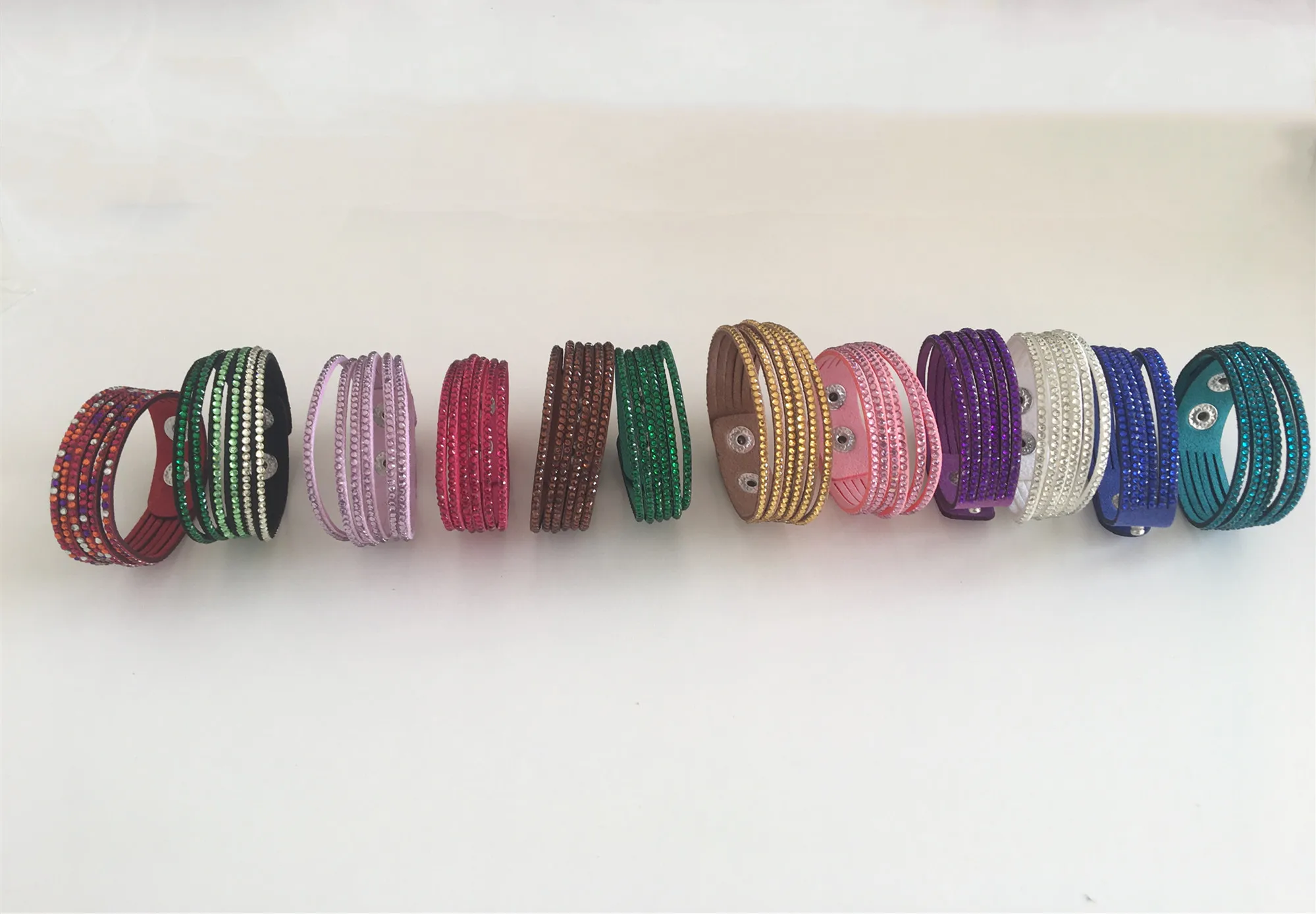 G тренд распродажа самый дешевый модный кожаный браслет с кристаллами