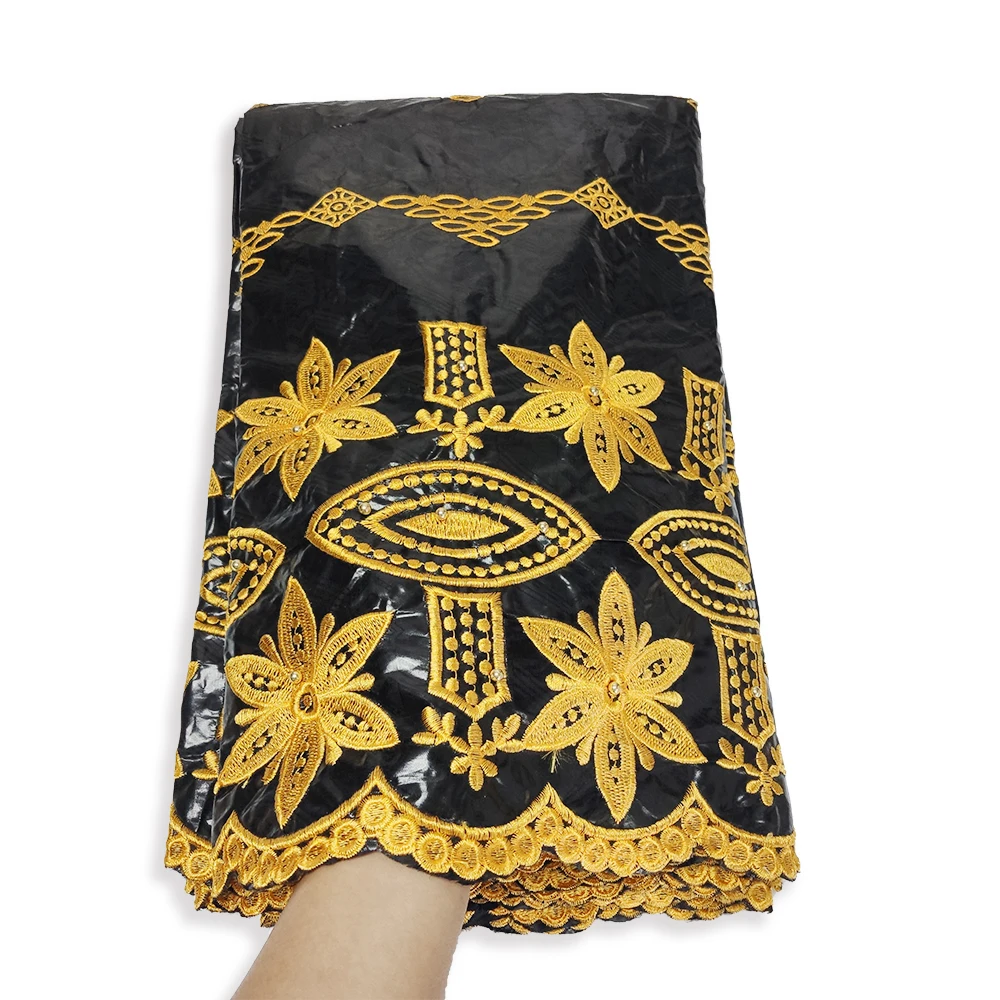 Новая роскошная парчовая кружевная швейцарская ткань из парчовой ткани с