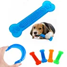 Резиновые жевательные кости для маленьких собак, игрушки для дрессировки домашних животных, большая прочная зубная щетка для щенков, игрушки для прорезывания зубов для собак